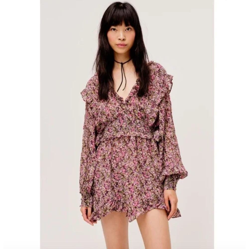 For Love & Lemons Sadie Ditsy Floral Mini Dress